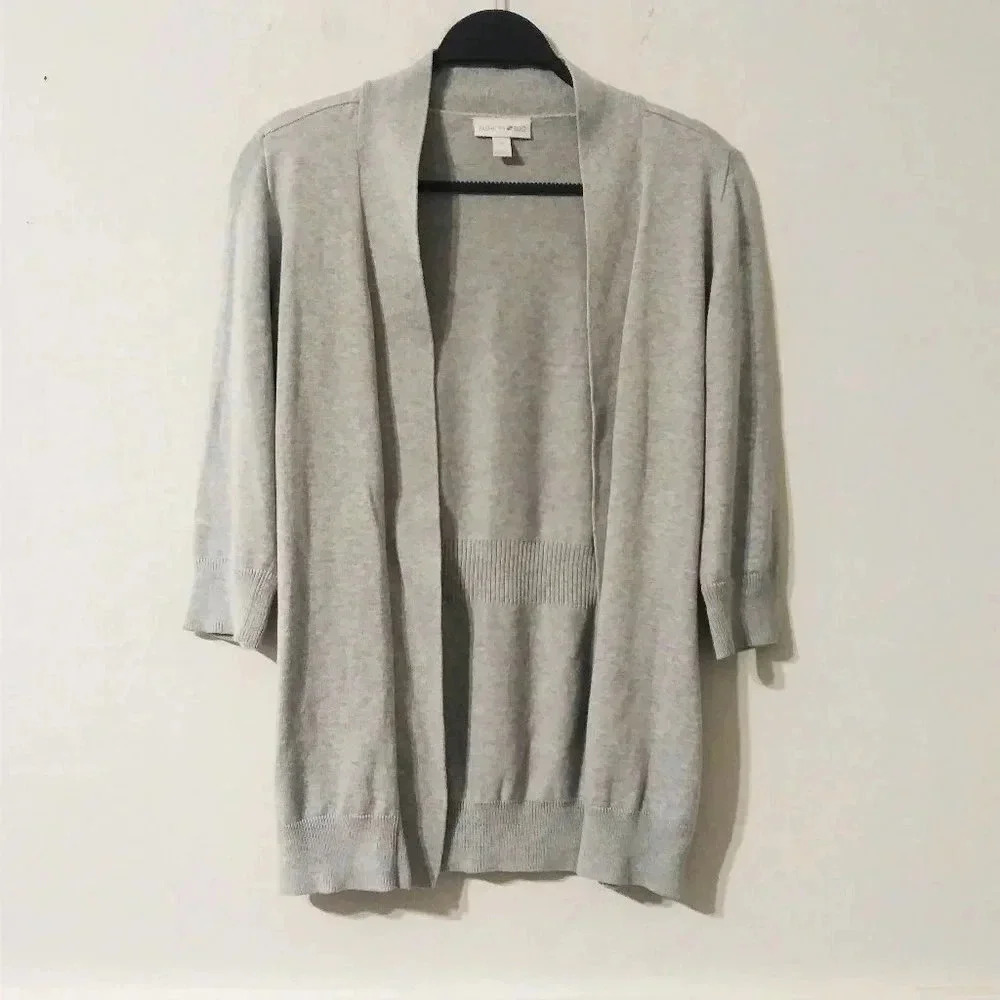 Fashion Bug Gray Cardigan Small